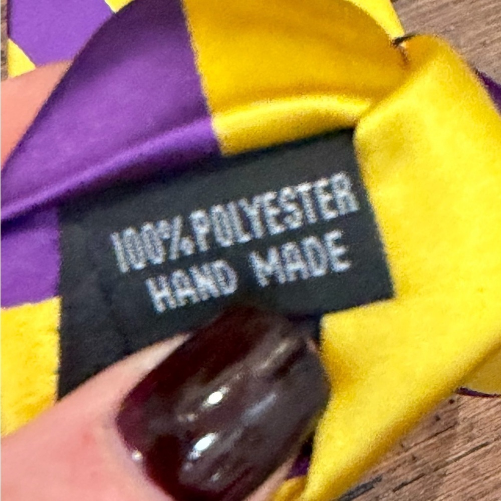 Desert Cactus LSU Tigers College SEC Football Men’s Collegiate Neck Tie EUC - Picture 4 of 4